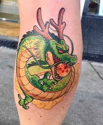 Shenron is the magical dragon who can be summoned by individuals that collecting all seven of the dragon balls. The Very Best Dragon Ball Z Tattoos Dragon Ball Z Tattoos Z Tattoo Dragon Ball Art