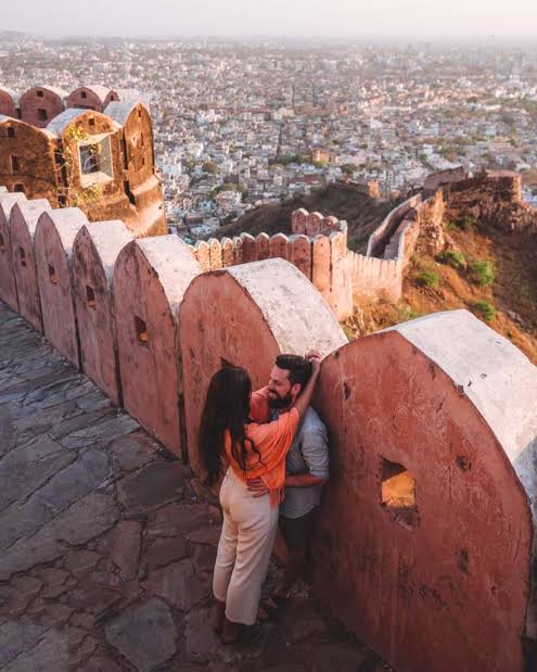 Sunset views from Nahargarh Fort, AI generated