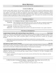 computer tech resume samples resume