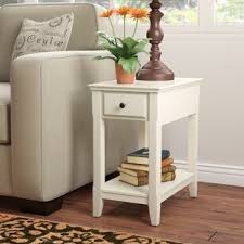 It does not have to be dedicated to a bedroom or living room, but can come in handy in a bathroom, laundry room or entry way. Tall Narrow Side Table Wayfair