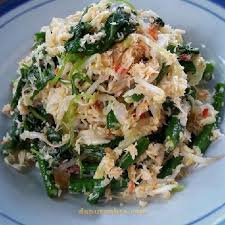 Sayuran yang biasa digunakan seperti kacang panjang, kecipir, tauge, daun singkong, kol, dan masih banyak lagi. Resep Urap Urap Sayuran Khas Jawa Timur Dapur Zahra