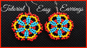 January 15, 2017july 5, 2012 by beadsmagic. Easy Lace Seed Bead Earrings Tutorial For Beginners Youtube