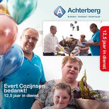 Achterberg Schilders Onderhoud Felicitaties En Een Verrassing Voor Onze Gewaardeerde Collega Evert Cozijnsen Hij Is Maar Liefst 12 5 Jaar In Dienst Bij Achterberg Schilders Onderhoud Art Verraste Evert En