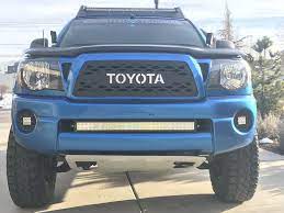 Custom grill from trdparts 4u diamondback se bed cover egr in channel window everywhere i go, including ats designs, does not have the mesh grill insert yet. 2005 2011 Toyota Tacoma Grille Insert Empyre Off Road