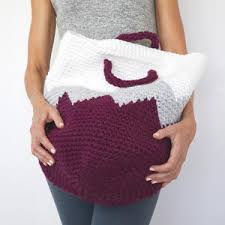 Square jute and cotton stacking baskets. 41 Free Crochet Basket Patterns Favecrafts Com