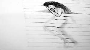 How To Draw Sleeping Girl 3D Drawing | 3D Drawing Illusion | Trick Art On  Paper - Youtube