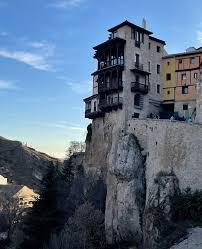 Cuenca is known for its hanging houses. They are literally built