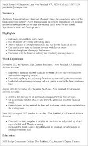 Browse finance assistant resume samples and read our guide on how to write a finance assistant resume. Financial Advisor Assistant Templates Myperfectresume