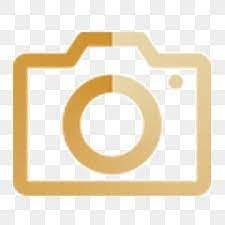 Caricatura Camara De Icono Dorado Icono Degradado Fotografia Oro Conjunto De Iconos Lineales Icono Icono De Estil Logo De Instagram Icono De Facebook Iconos