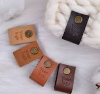 Custom Faux Leather Tags With Rivets, Personalized Labels With Your Own  Logo, Tags for Handmade Items, for Knitting and Crochet,3x0.85 Inch - Etsy