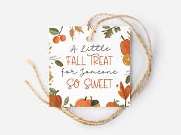 Buy Fall Gift Tag, Autumn Treat Tag, A Fall Treat for Someone so Sweet Tag,  Happy Fall Tag, Fall Cookie Tag, Printable Pie Tag, Fall Candy Tag Online  in India