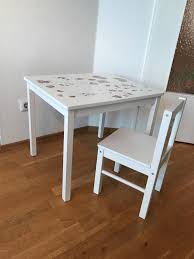 Kindertisch mit 2 stühle sitzgruppe mit stauraum für kinder weiß; Kindertisch Und Stuhl Ikea In 10717 Berlin For 20 00 For Sale Shpock