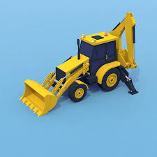3d Model Machinery Mega Heavy In 2020 3d Model Cartoon Trees Low Poly Car