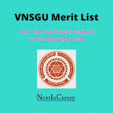 How to fill online form of / get degree certificate of vnsgu university ?? Vnsgu Merit List 2021 Ug Pg Admission List Pdf Download