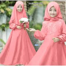 Mengenalkan baju muslim pada anak khususnya anak perempuan agar kelak ia pun dapat menjaga auratnya. Maxi Leonita Maxi Dress Muslim Anak Dress Gamis Syari Hijab Anak Baju Muslim Anak Shopee Indonesia