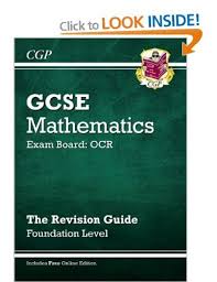 Gcse Maths Ocr Revision Guide With Online Edition Foundation Amazon Co Uk Richard Parsons Books Gcse Math Revision Guides Science Revision