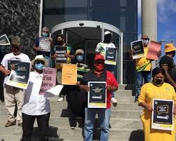 The community of primrose has closed down rietfontein road amid frustrations of having no electricity for approximately two weeks. Enca Must Take Action Anc Western Cape Pickets Outside News Channel S Cape Town Office News24