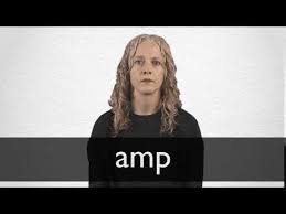 I know that & means 'and', but amp has wondering. Amp Definition Und Bedeutung Collins Worterbuch