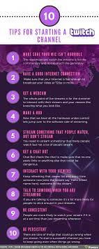 I Like This Because It Shows Tips On How To Start A Twitch Channel Twitch Channel Twitch Streaming Setup Twitch