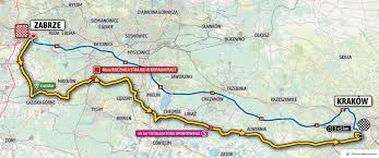 The route leads from lublin to cracow. 4zkc N3hvyzulm