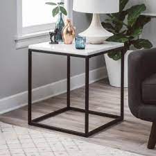 How To Choose The Perfect End Tables Hayneedle In 2021 Table Decor Living Room Side Table Decor Marble Tables Living Room
