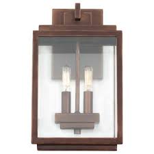 Make the exterior of the home brighter and more inviting by flanking your front door or garage with outdoor wall sconces and adding fixtures next to your entry doors. Kalco Lighting Chester 8 Large Modern Outdoor Wall Bracket In Copper Patina Transitional Outdoor Wall Lights And Sconces By Hedgeapple Houzz