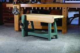 As you can see in the image, this bench isn't made up of anything too complex, so it should be a perfect project for a beginner. A Bench For Kids Popular Woodworking Magazine Popular Woodworking Workbench Small Workbench
