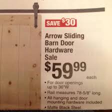 Menards 6am Black Friday Diy Barn Door Accent Doors Barn Door Hardware