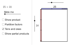 The area method, also sometimes called the box method, is an alternative to the standard algorithmic method (see below) for long multiplication. Area Model Of Multiplication Geogebra
