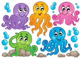 Cute Octopus Cartoon Drawing Google Search Barnrum Forskola