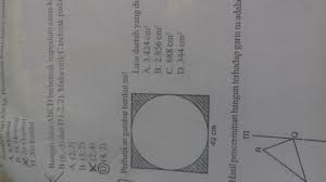 Mencari luas daerah yang diarsir/diraster/berbayang adalah: Berapa Luas Daerah Yg Diarsir Lingkaran Didalam Persegi Dgn Ukuran Persegi 40cm Brainly Co Id