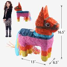 Many of our mexican party supplies are handmade. Buy Donkey Pinatas 2 Sizes Mexican Pinatas With Hanging Loop 13 X17 In Colorful Festival Party Supplies Favor For Fiestas Cinco De Mayo Decorations Mexican Themed Party Online In Indonesia B07vlq31hw