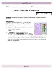 Explorelearning explorelearning ® is a charlottesville, va based company answer key dna fingerprinting activity introduction. Building Dna Gizmo Pdf Name Date Student Exploration Building Dna Inq 16 Com Vocabulary Double Helix Dna Enzyme Mutation Nitrogenous Base Nucleoside Course Hero