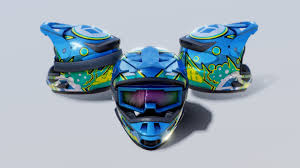 Download Fullface Motocross Helmet Mockup 2 Buy Royalty Free 3d Model By Ferofluid Ferofluid 5feee4c