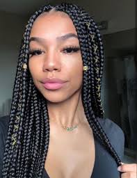 Black Box Braids Hairstyles Box Braids Boxbraids Trancas Rastafari Longas Cabelo Com Trancas Africanas Cabelo Com Tranca