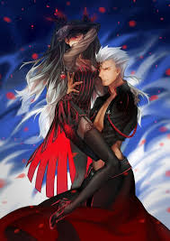 Dark Tohsaka And Archer Alter Fate Stay Night Unlimited Bladeworks Anime Fate Stay Night Rin Fate Stay Night Anime Fate Stay Night