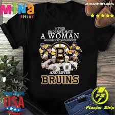 Browse our selection of bruins ugly sweaters, button down shirts, and more at shop.nhl.com. Never Underestimate A Woman Who Understands Hockey And Love Boston Bruins Shirt Hoodie Sweater Long Sleeve And Tank Top