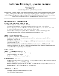 View this sample resume for a software developer, or download the software developer resume template in word. Software Engineer Resume Sample Writing Tips Resume Companion