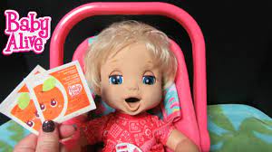 Baby Alive 2006 Soft Face London Drinks 2 Vintage Doll Orange Juices Changing Youtube
