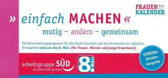 März an die frauen im jahr 20218. Internationaler Frauentag Am 8 Marz 2021 Westerwiehe
