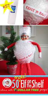 How to make a fake tree for a play. 55 Brand New Creative Funny Elf On The Shelf Ideas With Dollar Tree Props