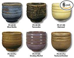 Amaco 39182x Potters Choice Glazes Set A 1 Pint Assorted Colors Set Of 6