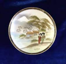 1940 S Occupied Japan Ardalt Porcelain Miniature Saucer Etsy Occupied Japan Hand Painted Miniatures