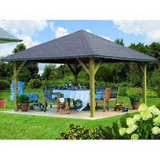 tonnelle de jardin 3x3m anthracite et polycarbonate gazebo de patio tonnelle jardin belvedere