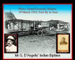This Article about Giacomo D'Angeli's Flight Was published in Old News paper and Magazine's of Madras is about " How the Aeroplane came to Madras "in March 10 1910 .... Hope Like