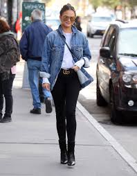 Null High Rise Jeans Outfit Jean Jacket Outfits Spring Jean Jacket Outfits