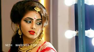 bridal makeup tutorial in bengali style