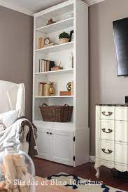 Sylas standard bookcase white solid wood bookcase wayfair 2 glass with bookcase with bottom cabinets. How To Build A Custom Cabinet Base For A Bookcase