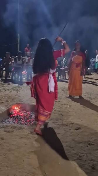 Bodo traditional kherai dance 😱, #bodø #traditional #dancereels