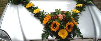 Image result for svatební  výzdoba auta